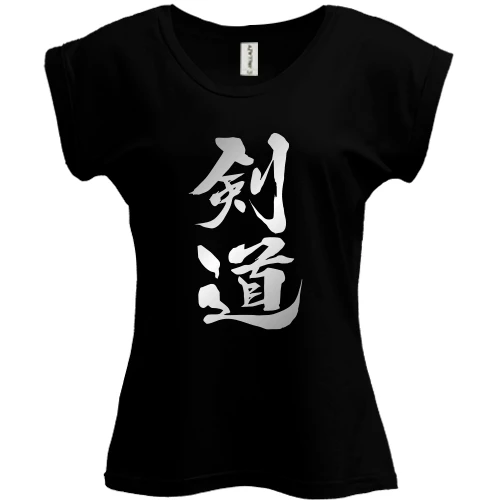 Футболка женская PANI, Черный, Kendo