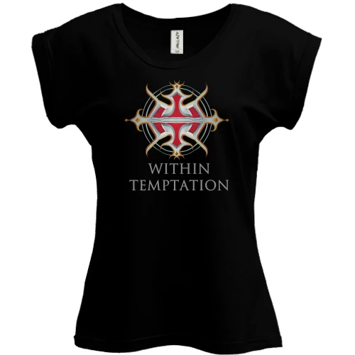 Футболка женская PANI, Черный, Within Temptation