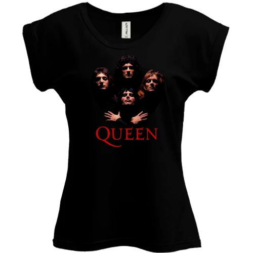 Футболка женская PANI, Черный, Queen Band
