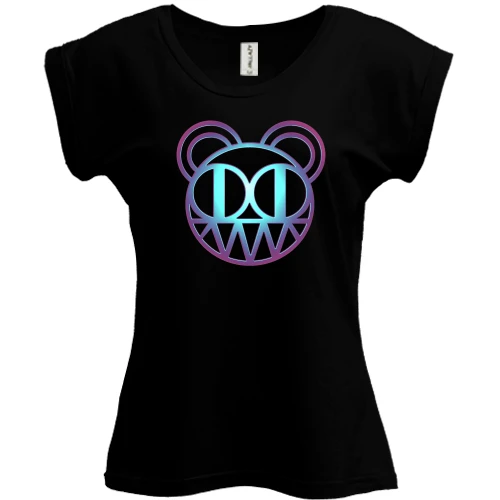 Футболка женская PANI, Черный, Radiohead logo