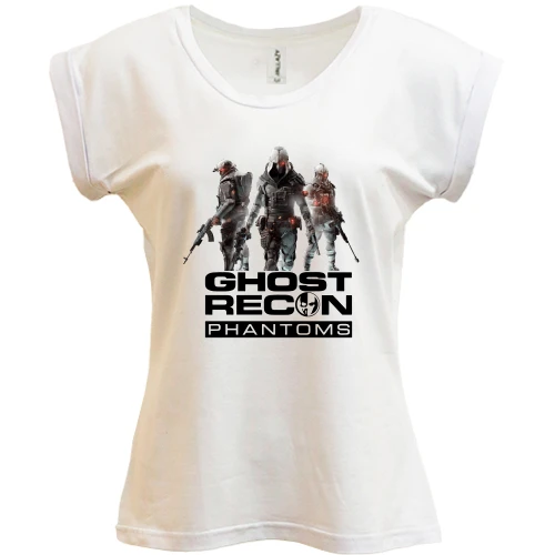 Футболка женская PANI, Белый, Ghost Recon Phantoms