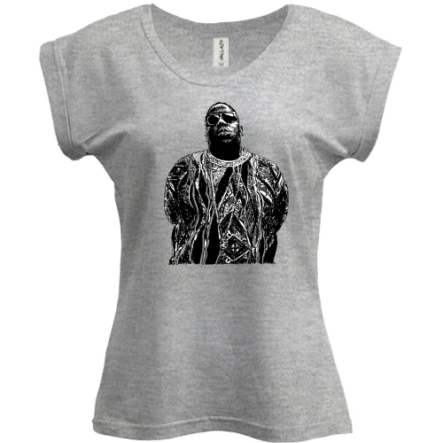 Футболка женская PANI, Серый меланж, с Rick Ross (2)