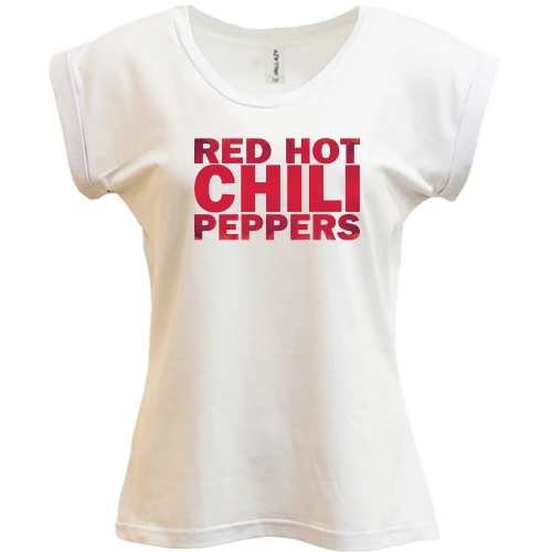Футболка женская PANI, Белый, Red Hot Chili Peppers (RED)
