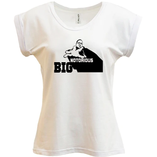 Футболка женская PANI, белый, с Big Notorious (2)