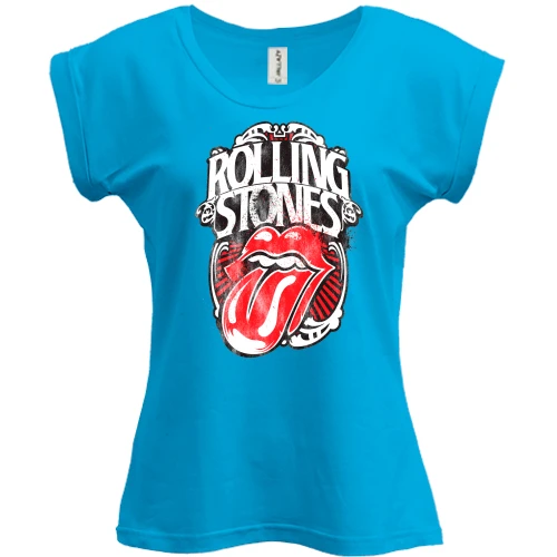 Футболка женская PANI, Белый, Rolling Stones ART