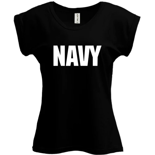 Футболка женская PANI, Черный, NAVY (ВМС США)