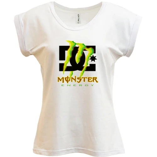Футболка жіноча PANI, Білий, DC Monster energy