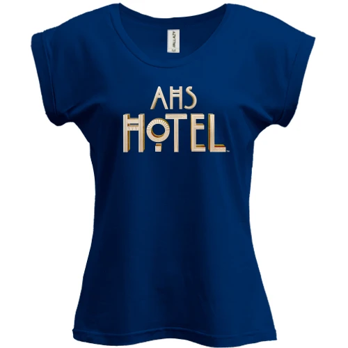 Футболка женская PANI, Синий, AHS Hotel (American Horror Story)
