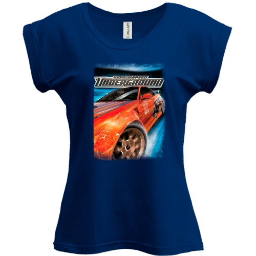 Футболка женская PANI, Синий, Need for Speed - Underground