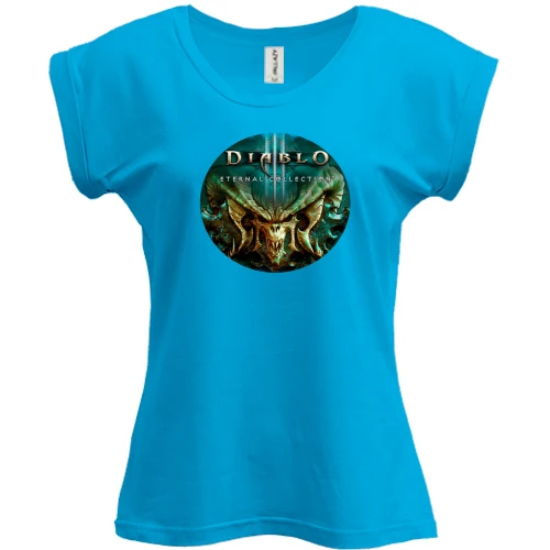 Футболка жіноча PANI, Синій, Diablo - Eternal Collection