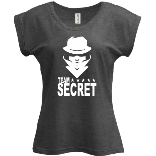 Футболка женская PANI, Черный, Team Secret