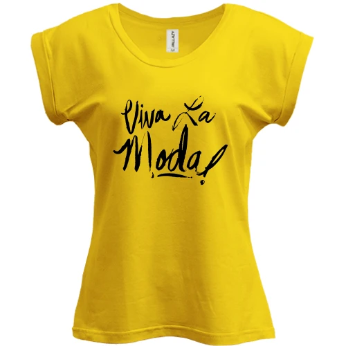 Футболка жіноча PANI, Жовтий, Viva la moda