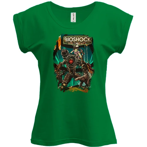 Футболка женская PANI с постером к Bioshock 2