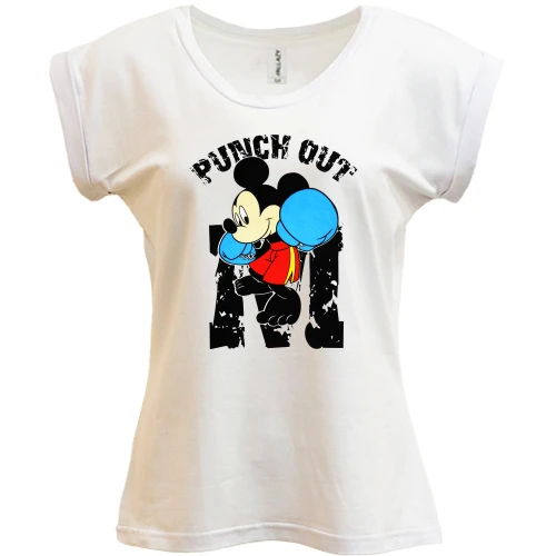 Футболка женская PANI, белый, Punch out