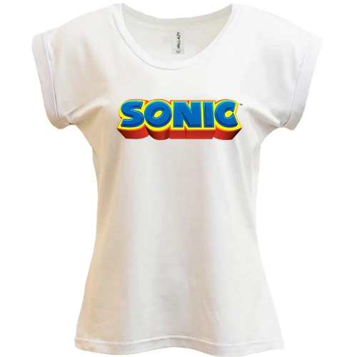 Футболка жіноча PANI з логотипом гри SONIC