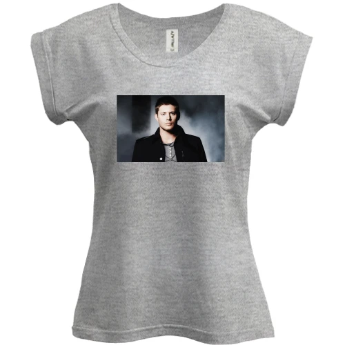 Футболка женская PANI, Серый меланж, Dean sexy