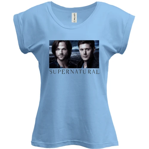 Футболка жіноча PANI, Синій, Supernatural (2)