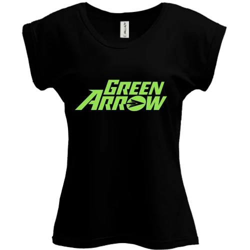 Футболка женская PANI, черный, Green Arrow