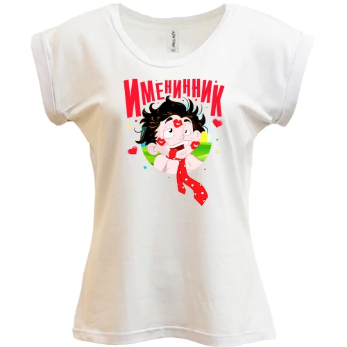 Футболка женская PANI Именинник