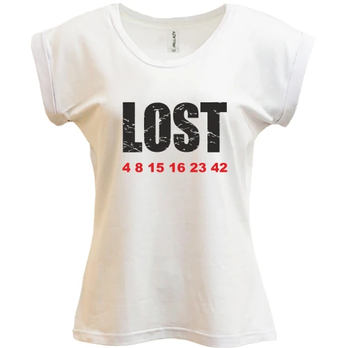Футболка женская PANI, Белый, Lost