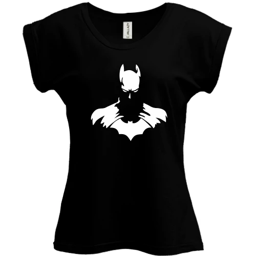 Футболка женская PANI, Черный, Batman (силуэт)