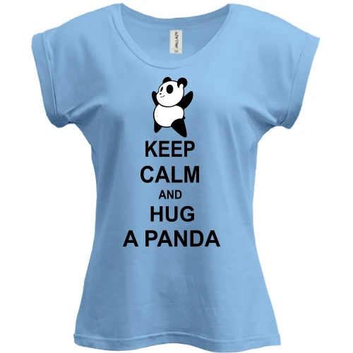 Футболка женская PANI, Желтый, hug panda
