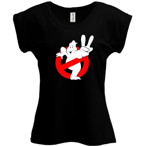 Футболка женская PANI, черный, Ghost Busters 2