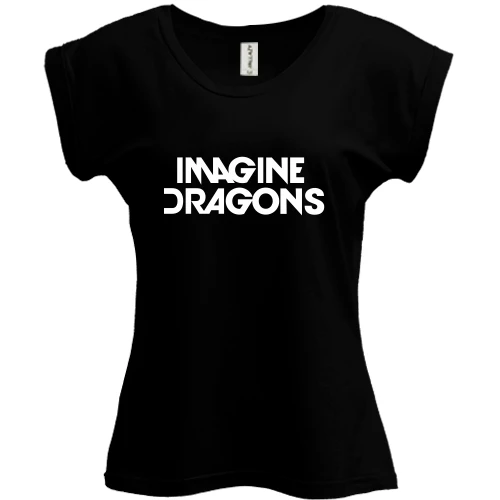 Футболка жіноча PANI, Чорний, Imagine Dragons