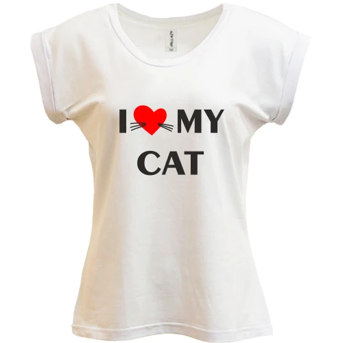 Футболка женская PANI I love my cat