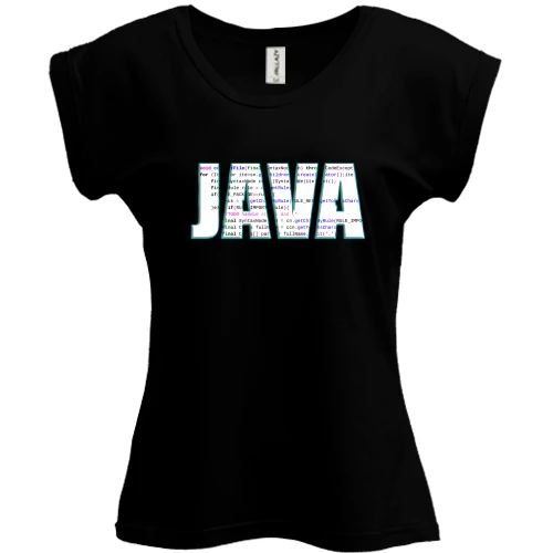 Футболка женская PANI для программиста JAVA