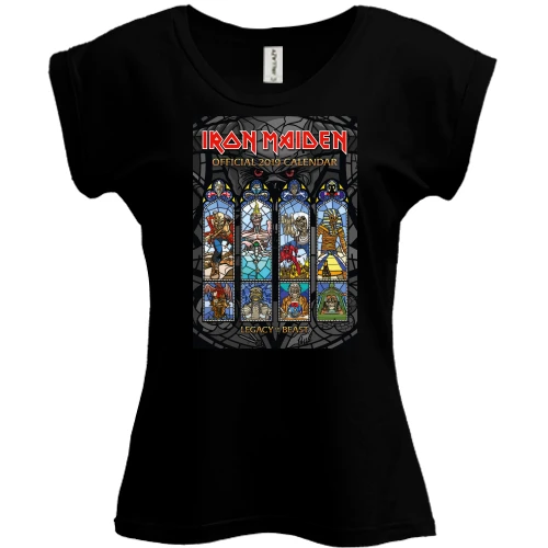 Футболка женская PANI, Черный, Iron Maiden - Legacy of the Beast (2)