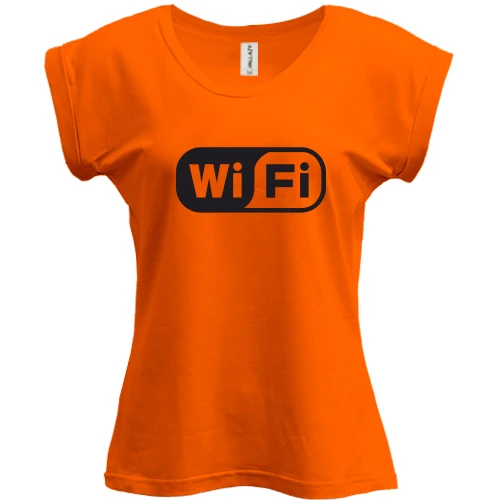 Футболка женская PANI, Оранжевый, Wi-Fi