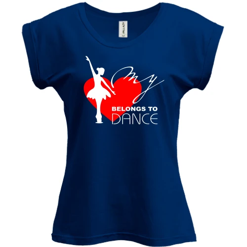 Футболка жіноча PANI My belongs to dance