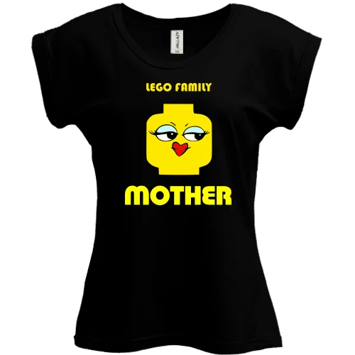 Футболка женская PANI, Черный, Lego Family - Mother