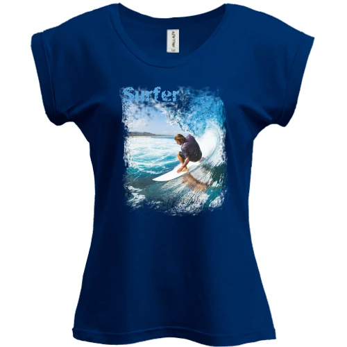 Футболка женская PANI, Синий, Surfer