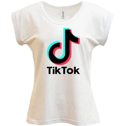 Футболка женская PANI, Белый, Tik Tok