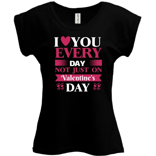 Футболка женская PANI I love you every day