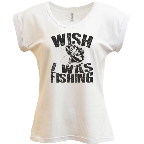 Футболка женская PANI Wish I was fishing