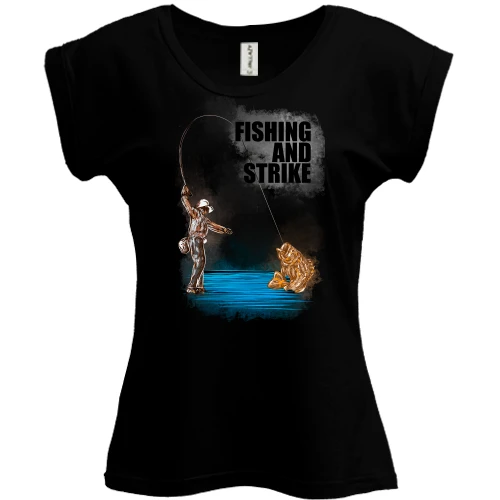 Футболка женская PANI Fishing and strike