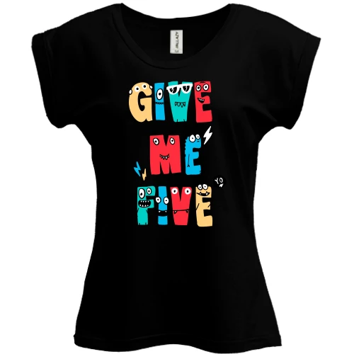 Футболка женская PANI Give me five
