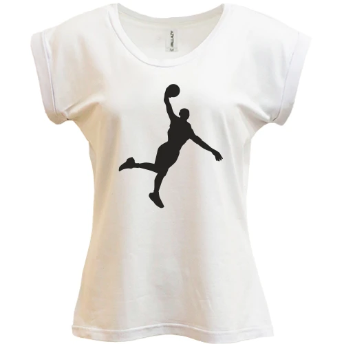 Футболка женская PANI, Белый, basketball