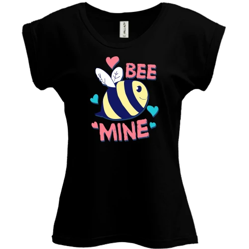 Футболка женская PANI, Черный, Bee mine