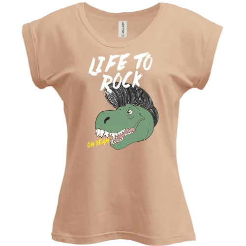 Футболка женская PANI Life to rock