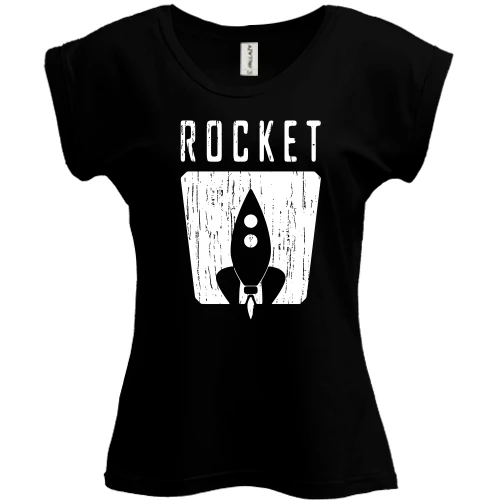 Футболка женская PANI, Черный, Rocket