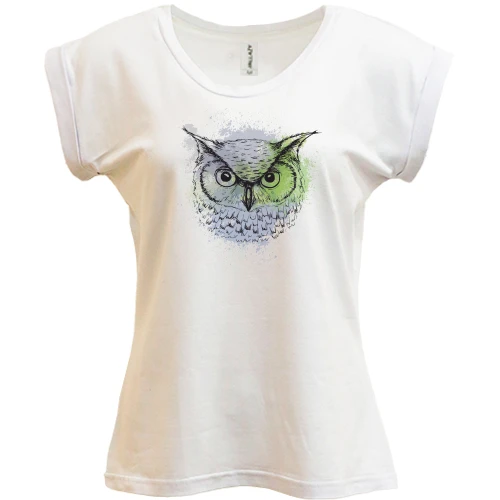 Футболка жіноча PANI, Білий, Art Owl