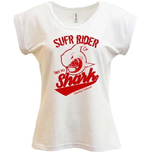 Футболка женская PANI Surf Rider Shark