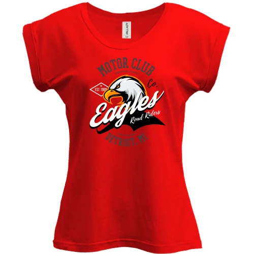 Футболка женская PANI, Красный, Eagles Real Riders