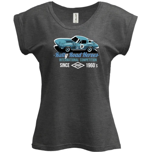 Футболка женская PANI Rolly Road Heroes