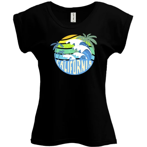 Футболка женская PANI Rainbow California