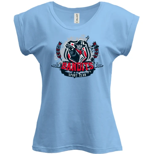 Футболка женская PANI, Синий, Bandits sport club
